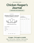 Chicken Keeper’s Printable Journal