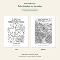 Wild Ridge Acres Family Bundle printable PDF coloring book